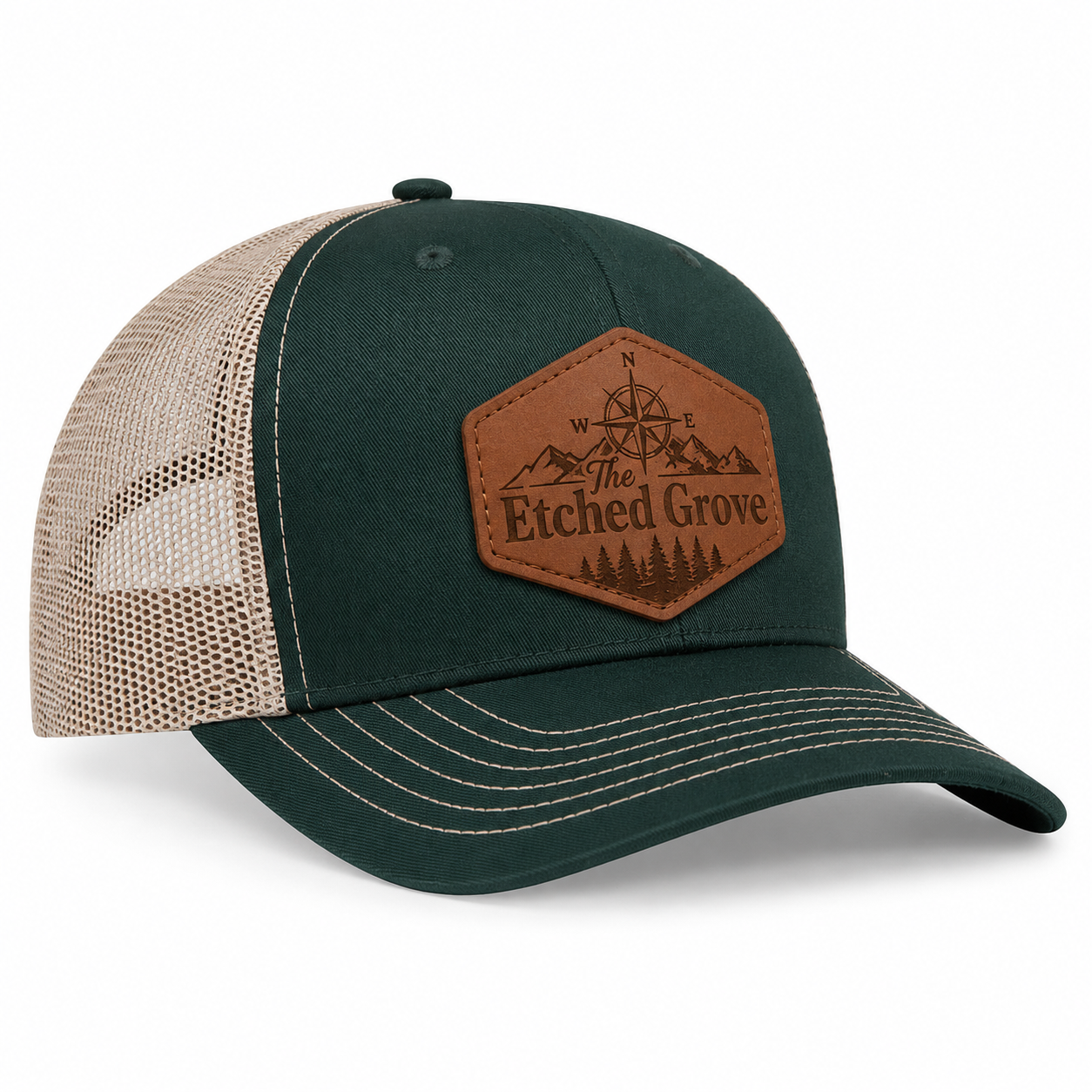 Custom Richardson 112 Leather Patch Hat