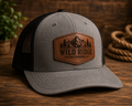 Custom Engraved Leather Patch Hat